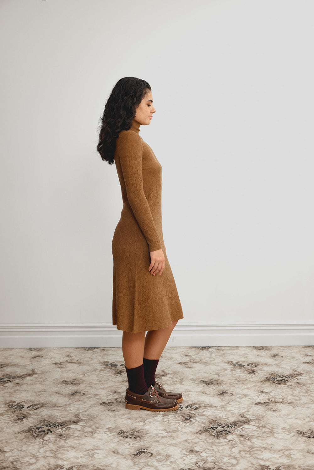 Merino Tweedy Skivvy Dress
