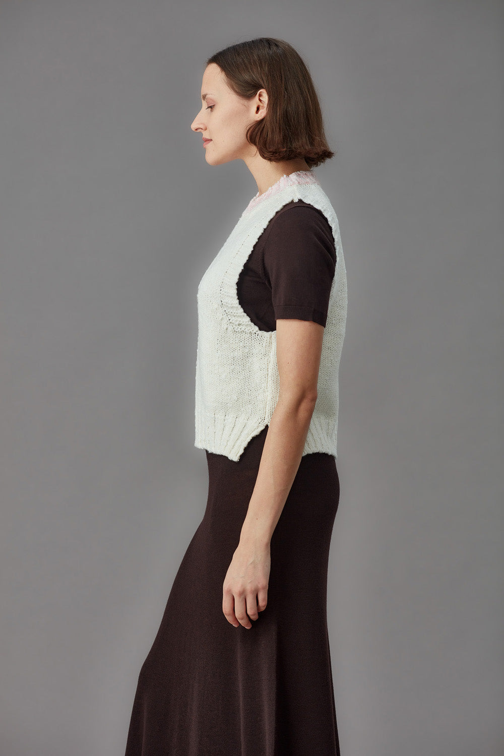 Merino Boucle Crop Vest - Standard Issue