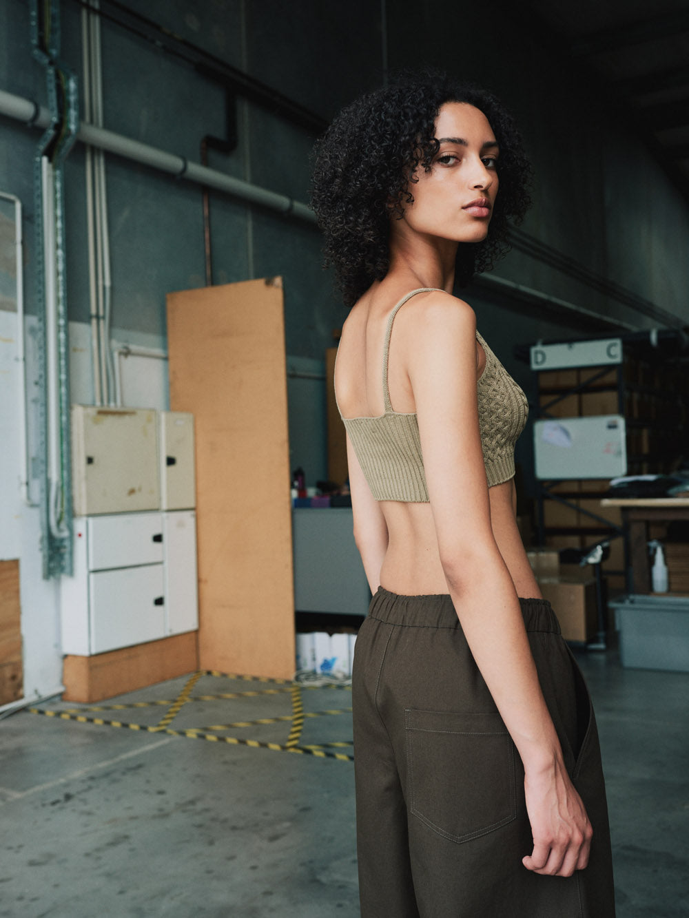 Cotton Cable Bralette - Standard Issue