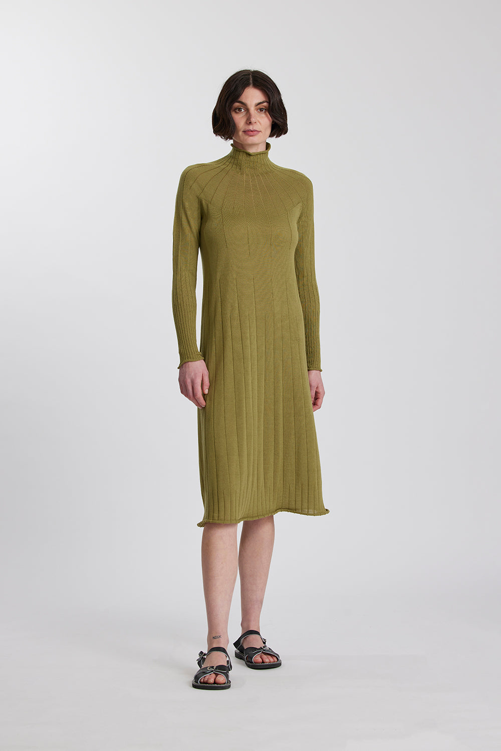 Merino Variegated Stripe Dress