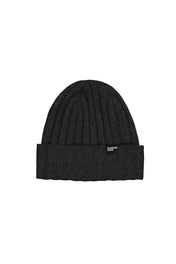 Standard Issue Cashmere Rib Hat in Carbon Grey