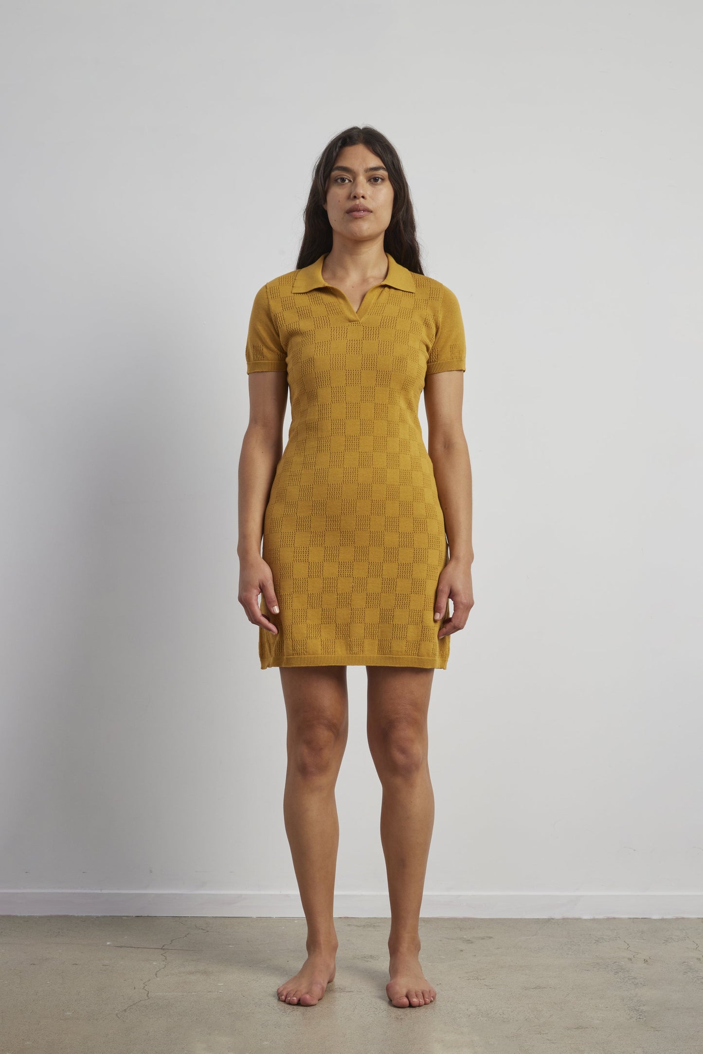 Cotton Pointelle Dress