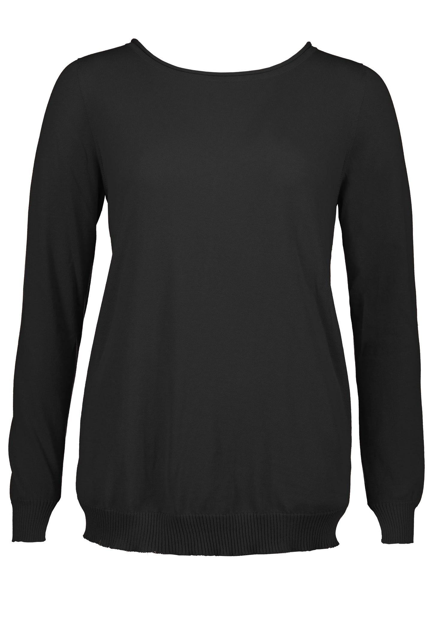 A black Standard Issue Cotton Curved Jumper.