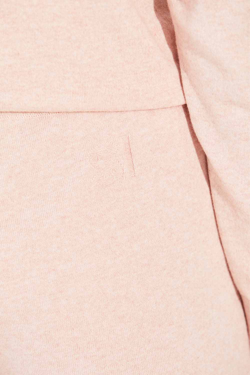 Close up of Standard Issue Balance Short in Flamingo colour.