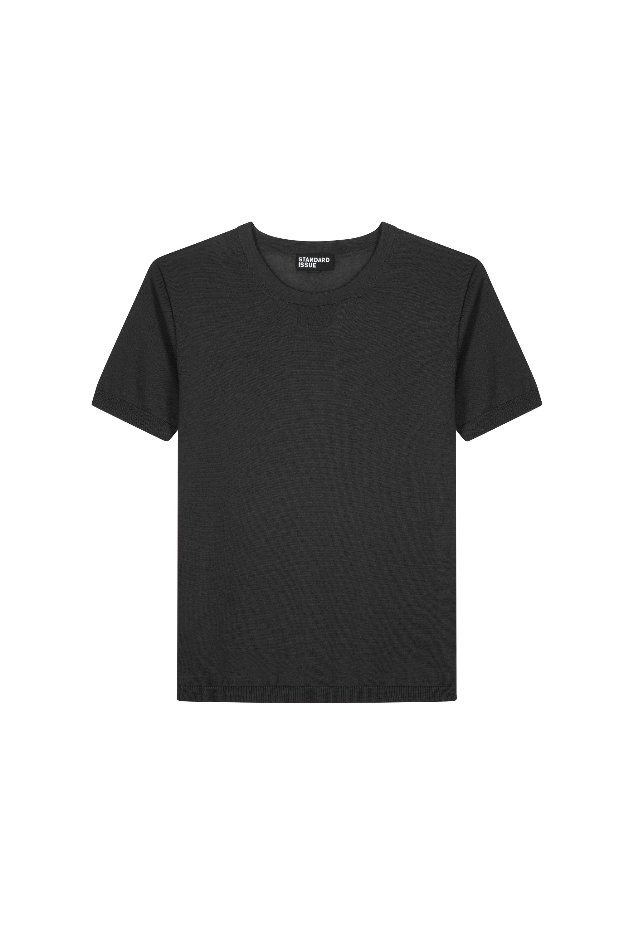 Standard Issue Universal Fit Merino T-Shirt in Black