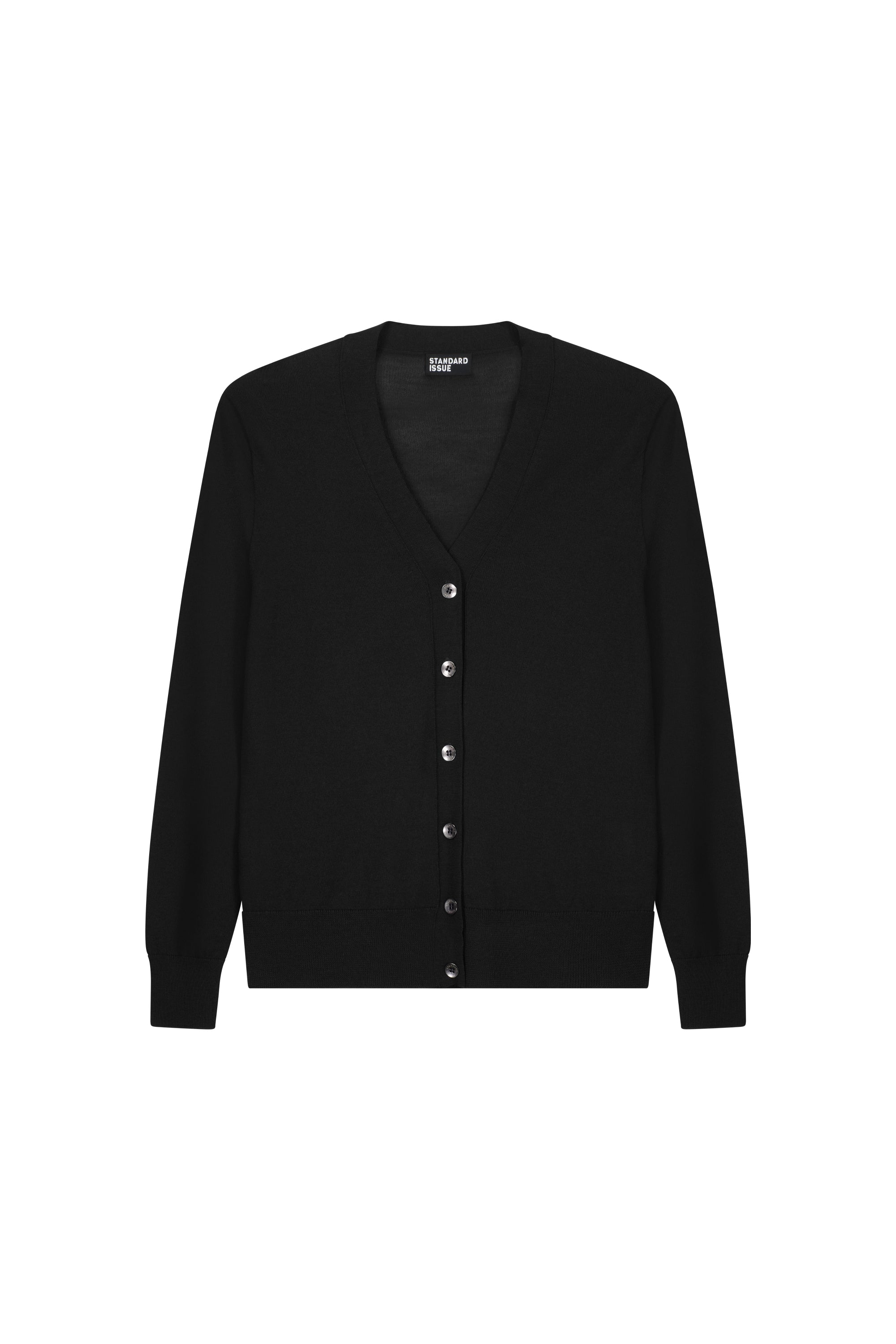 Buy Merino V Neck Cardigan by Standard Issue online - Standard Issue