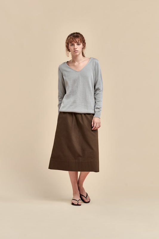 Merino V Neck Slouchy