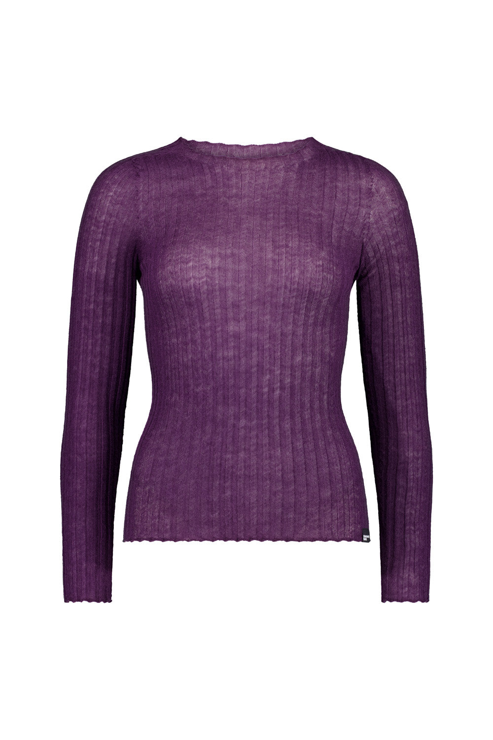 Merino Tulle Crew on a white background