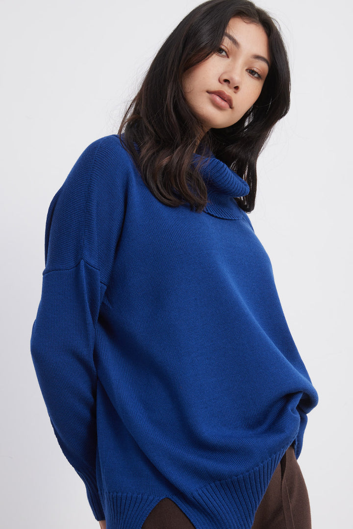 Merino Funnel Neck Jumper