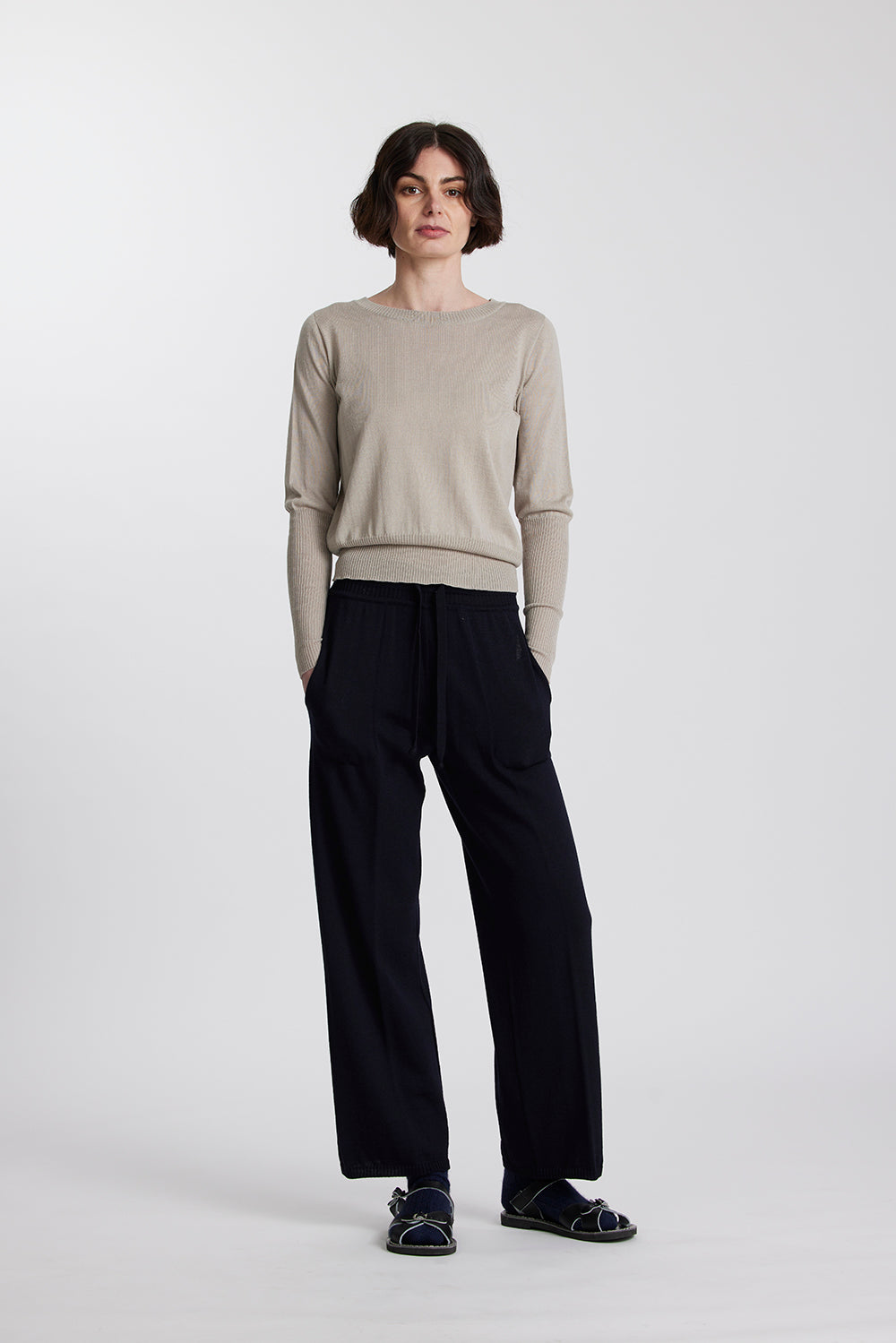 Merino Long Rib Sweater
