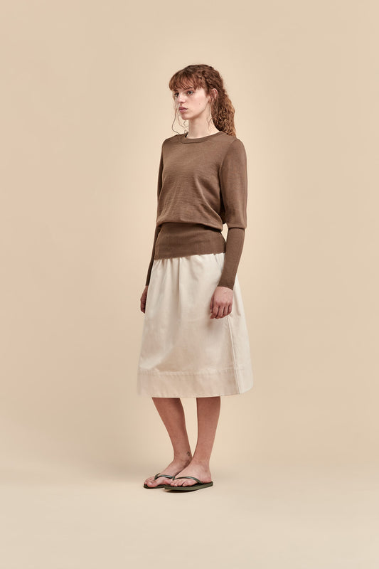 Merino Long Rib Sweater