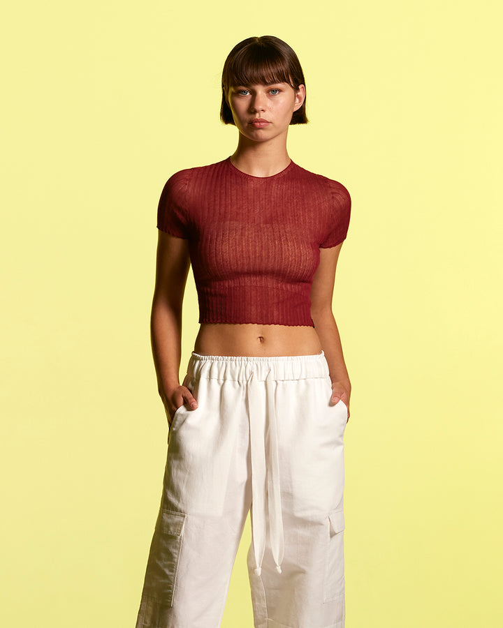 Cotton Tulle Crop Tee - Standard Issue