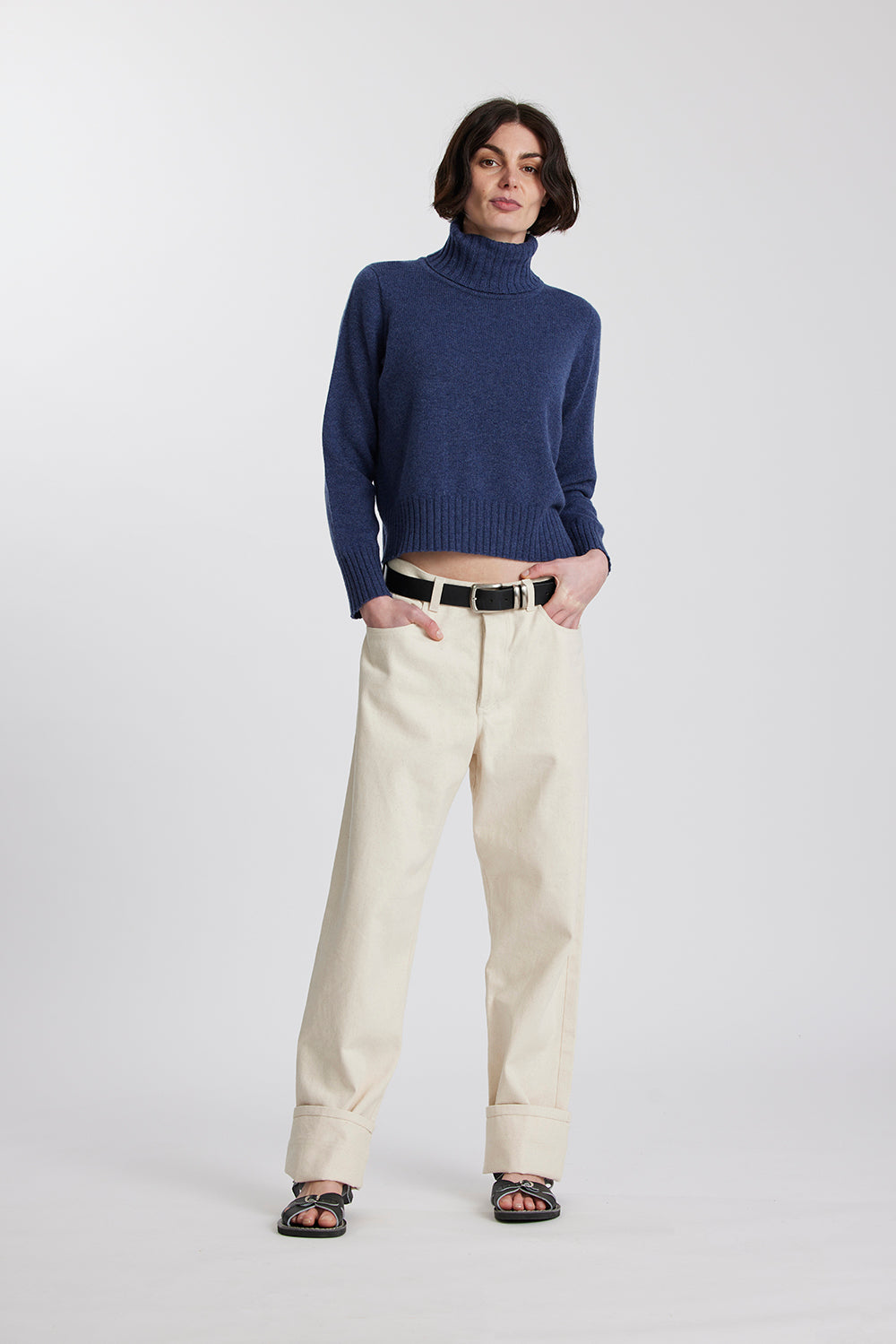 Cashmere Cropped Sweater