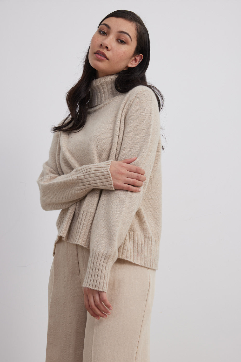 Cashmere Cropped Sweater