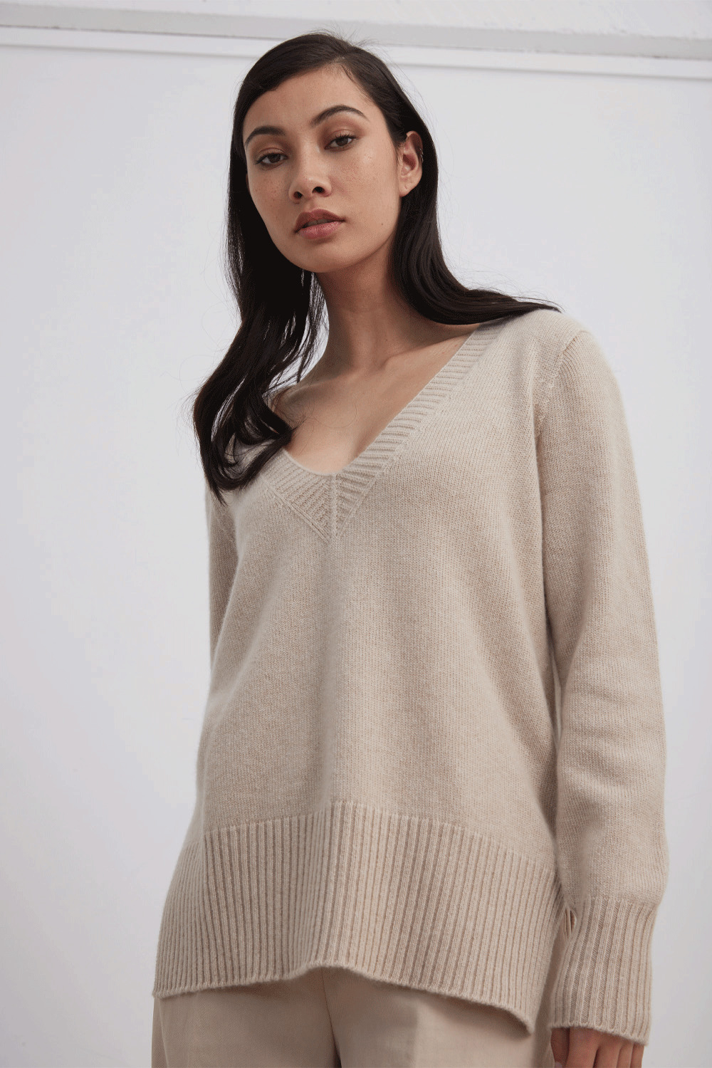 Cashmere Deep V - Standard Issue