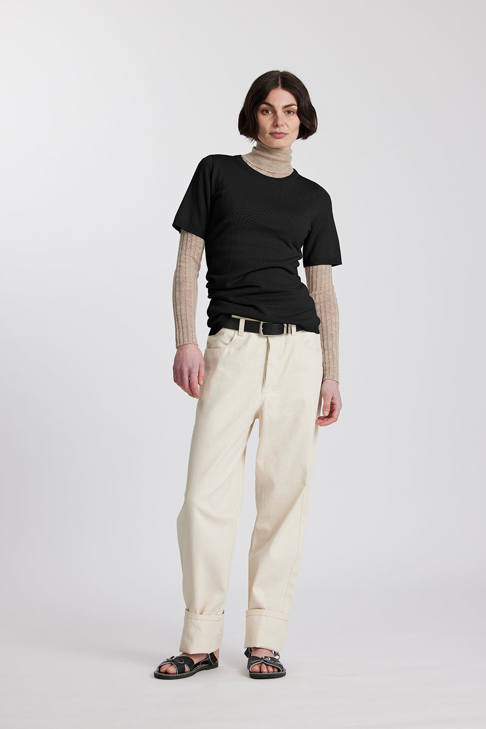 Merino Torqued Top