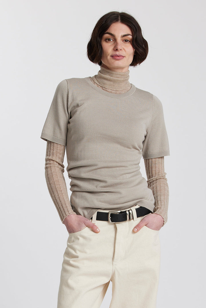 Merino Torqued Top