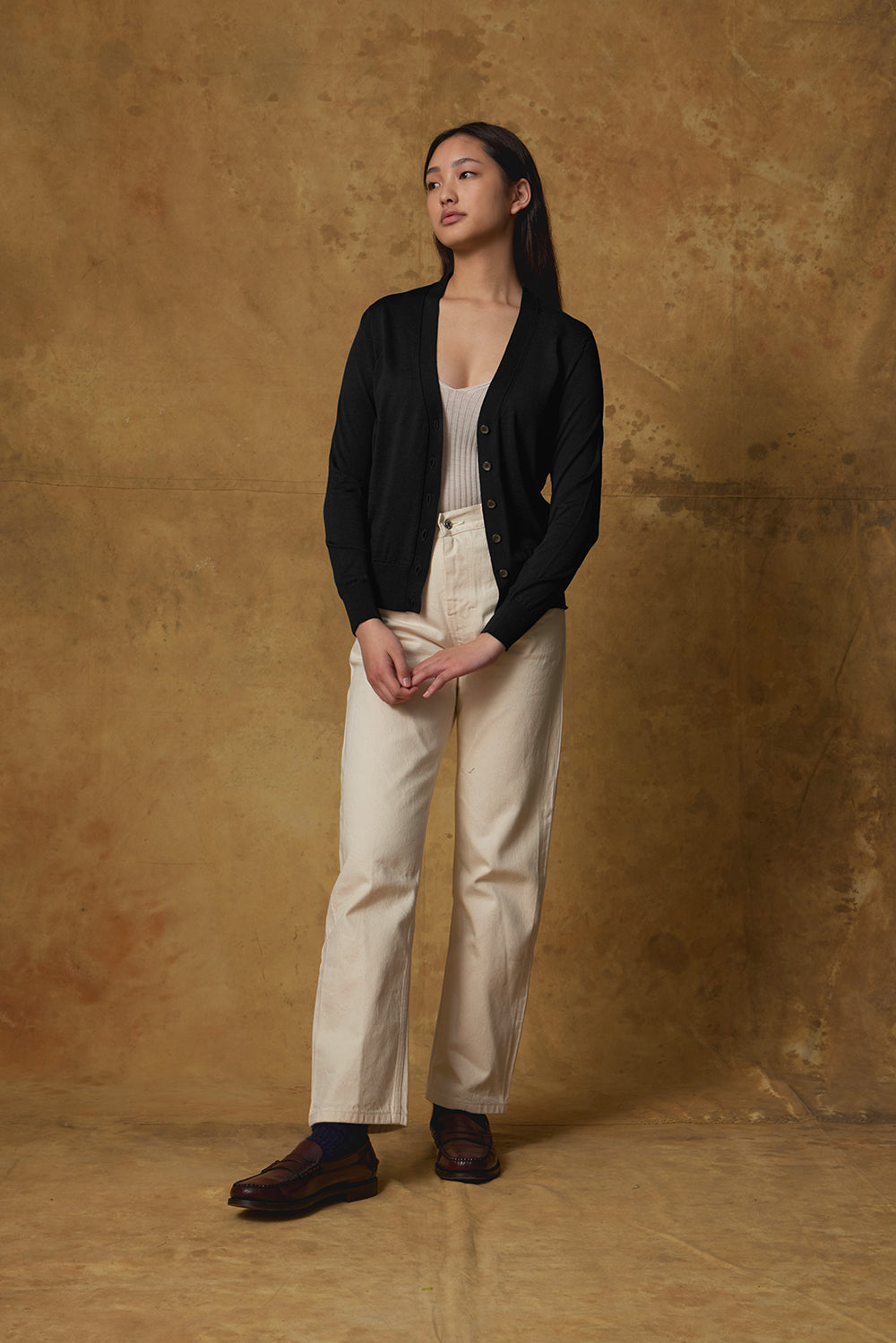 Merino V Neck Cardigan | Standard Issue 100% Merino Knitwear