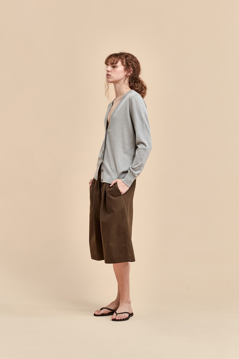 Merino Long V Cardigan - Standard Issue