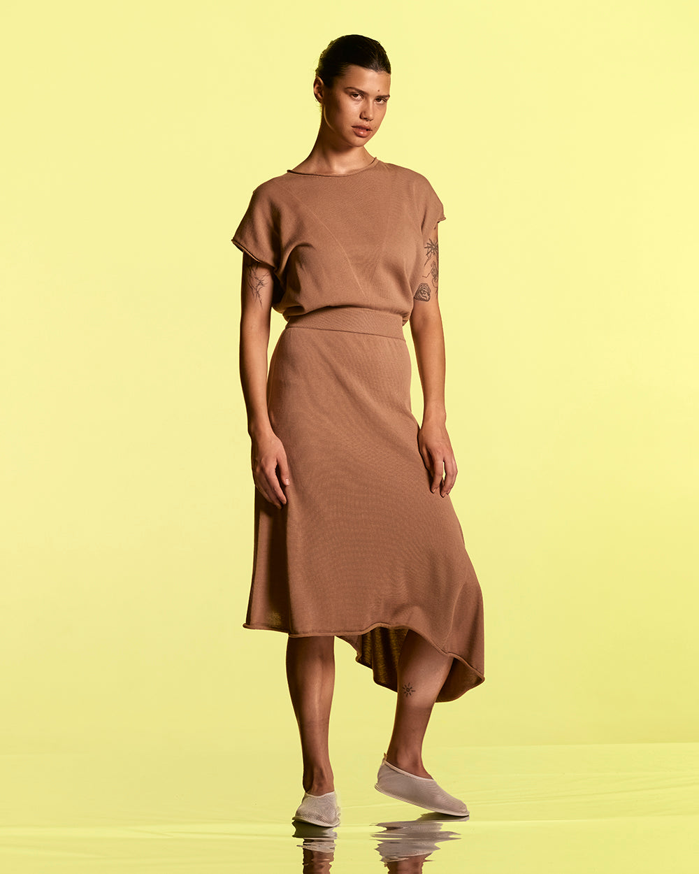 Cotton Draped Dress