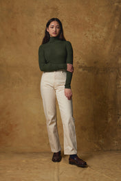Standard Issue Textured Skivvy in Loden Green