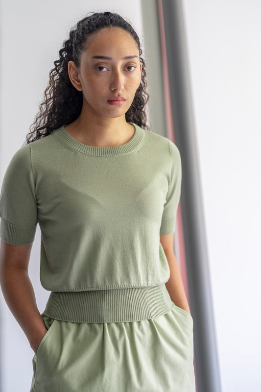 Merino High Rib T-Shirt