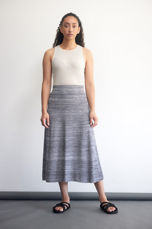 Cotton Flared Skirt