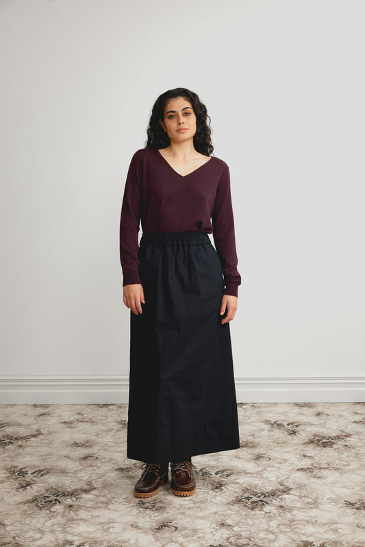 Cotton Broadcloth Skirt