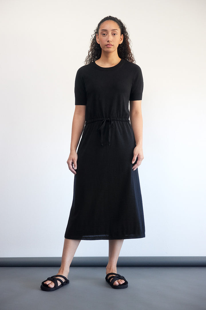 Merino Drawstring Dress