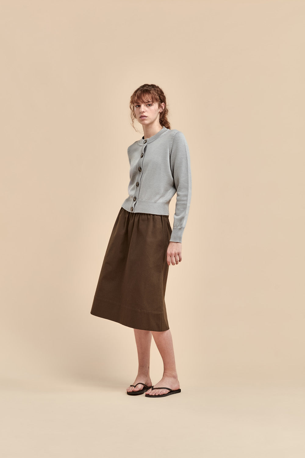 Merino Crew Neck Cardigan - Standard Issue