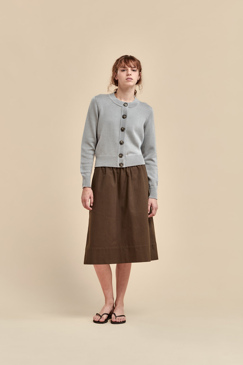 Merino Crew Neck Cardigan - Standard Issue