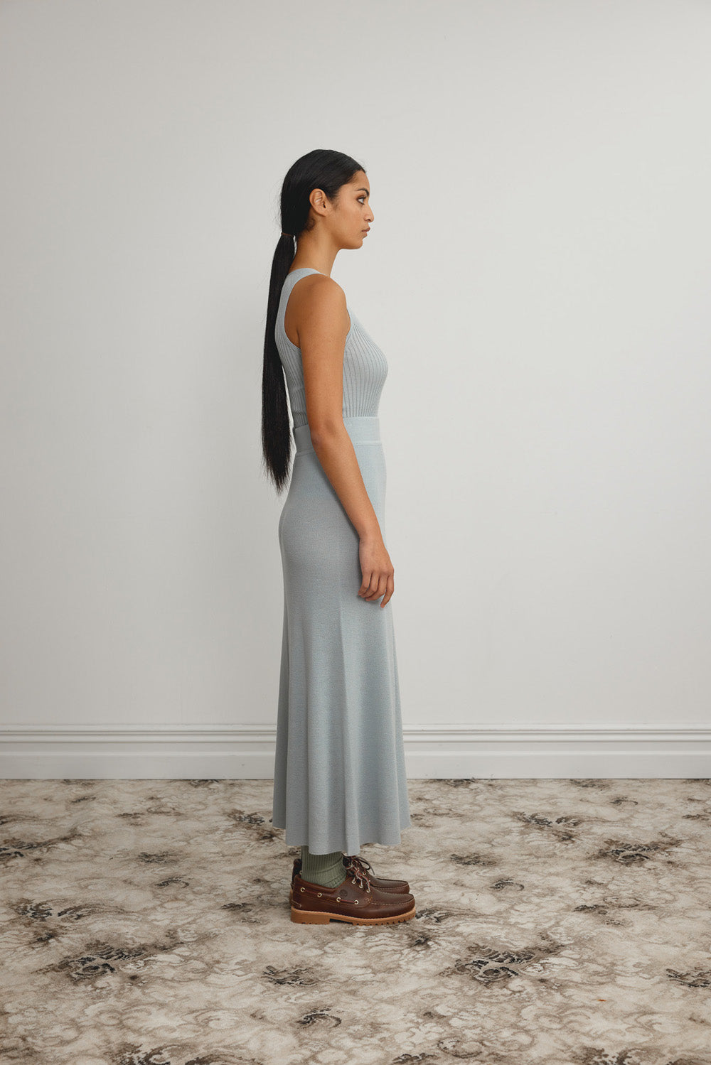 Merino Flared Skirt