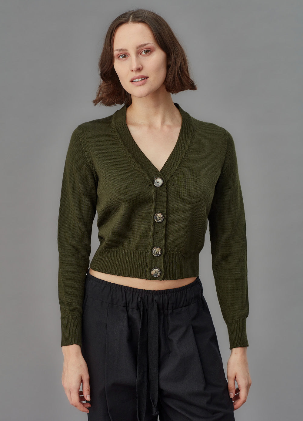 Merino V Neck Cardigan - Standard Issue