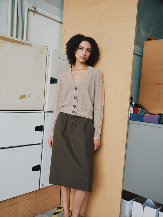 Cotton Stippling Cardigan - Standard Issue
