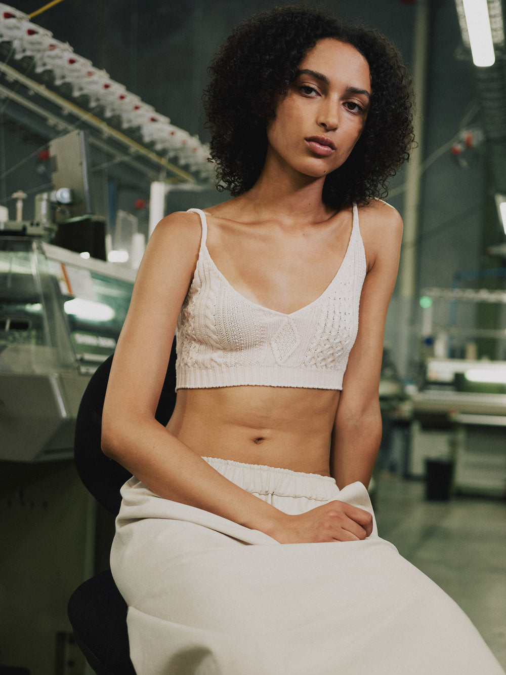 Cotton Cable Bralette - Standard Issue