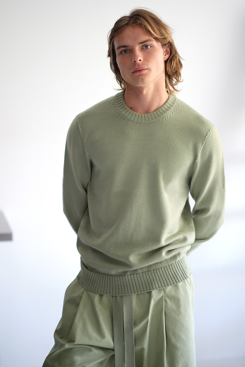 Crew Merino Tee - Warm White