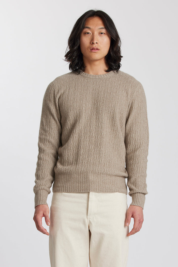 Okewa Checkered Crew Sweater - Standard Issue