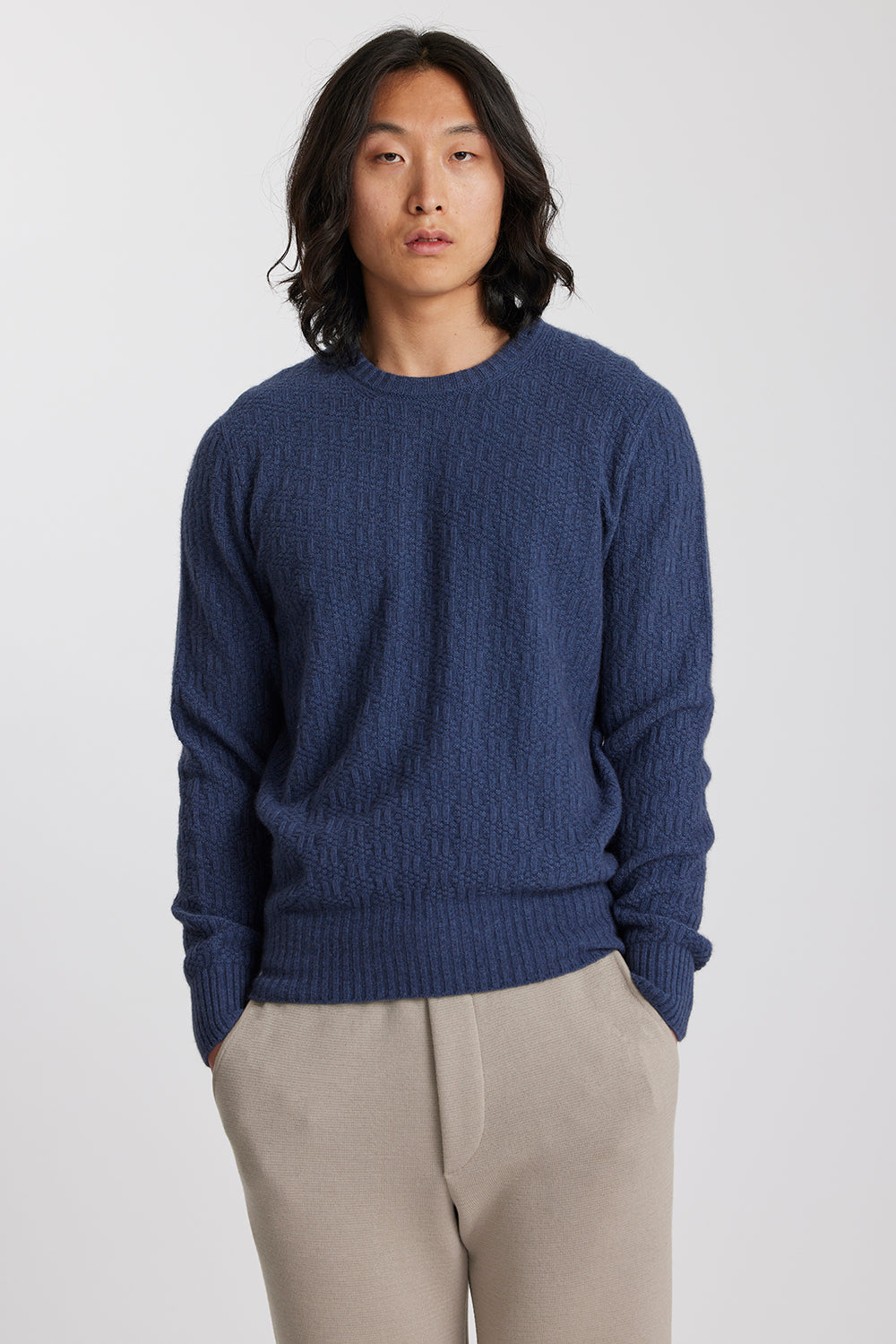 Okewa Checkered Crew Sweater - Standard Issue