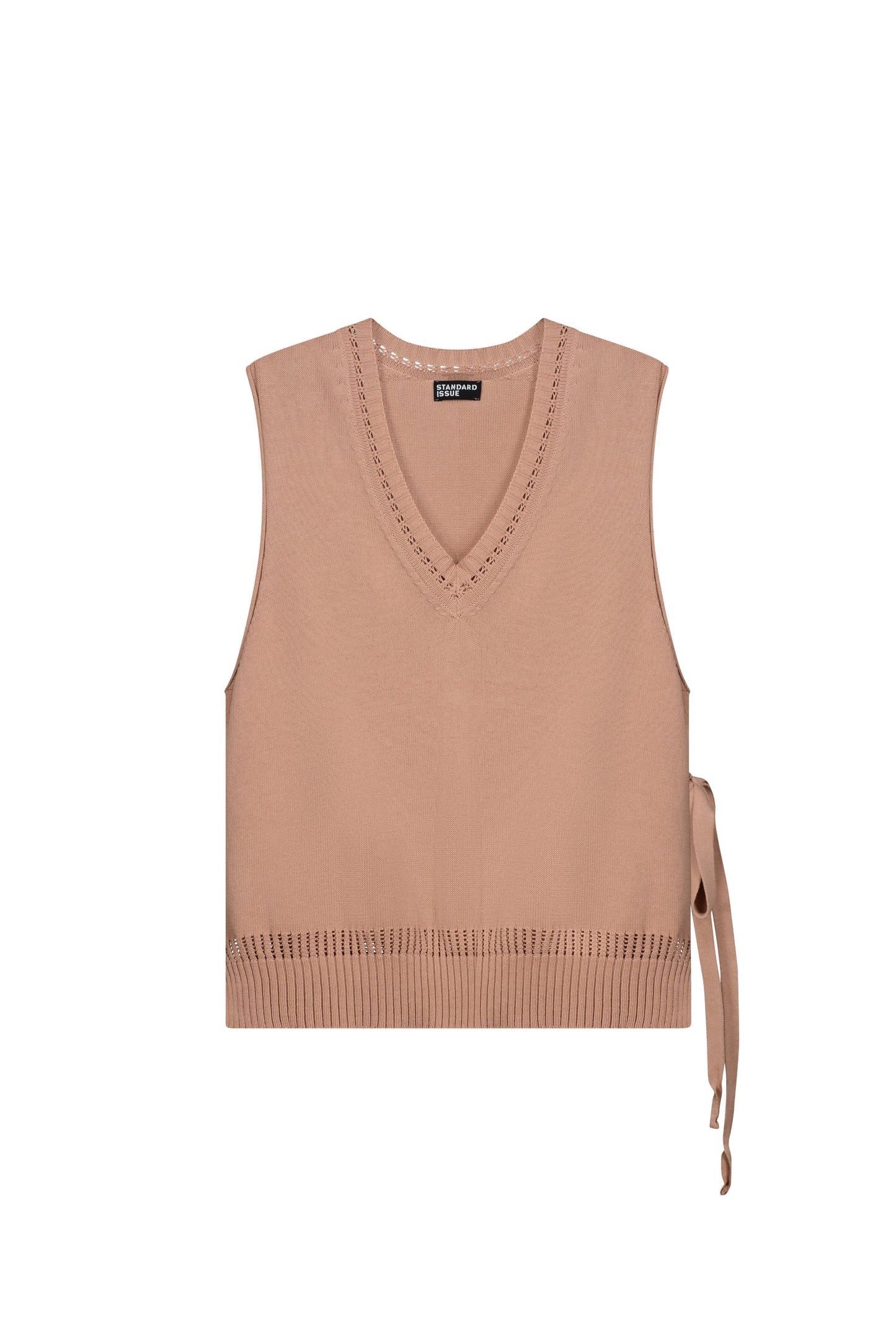 Bio Cotton Lattice Link Vest