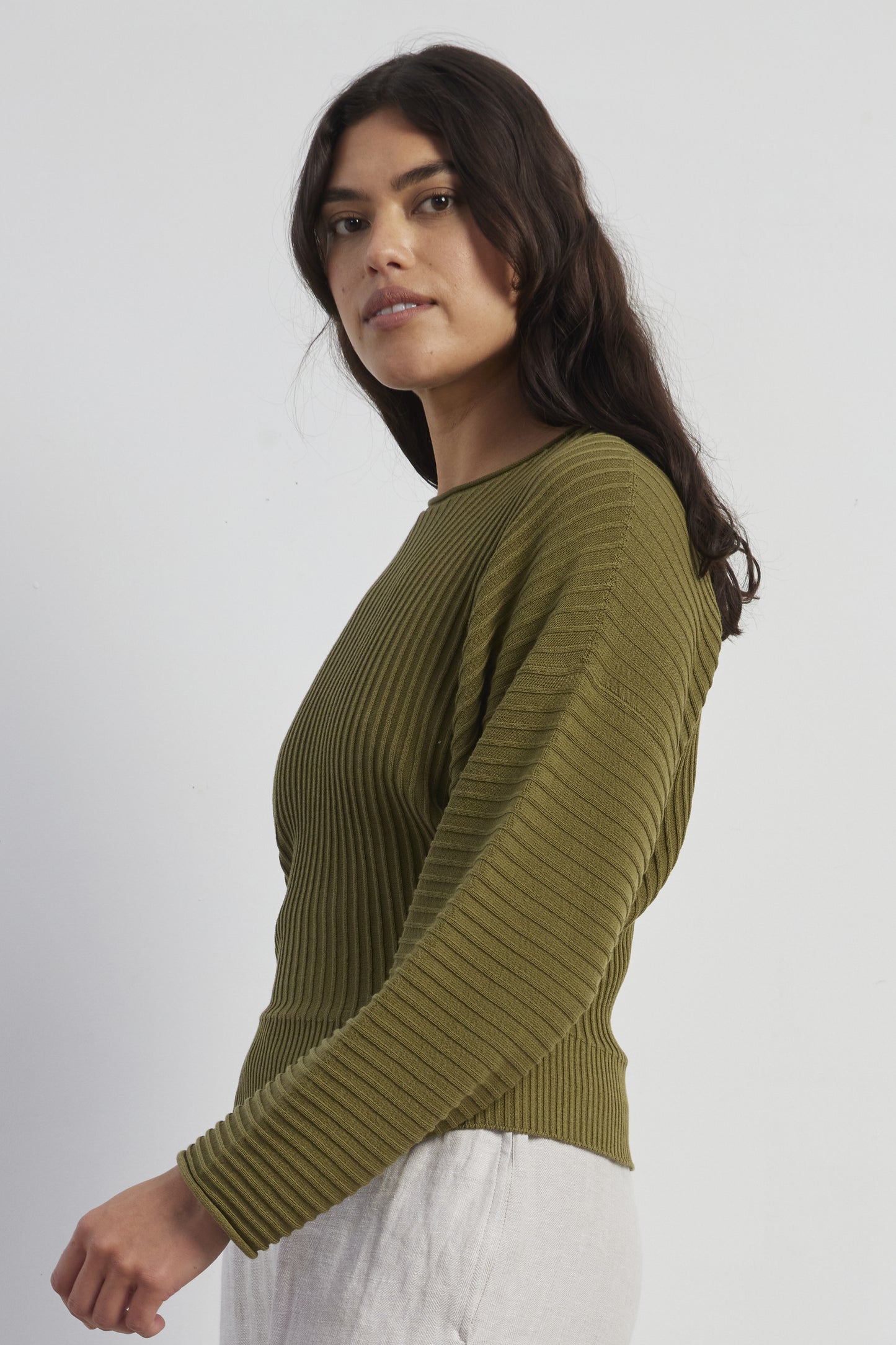 Cotton Rib to Rib Jumper