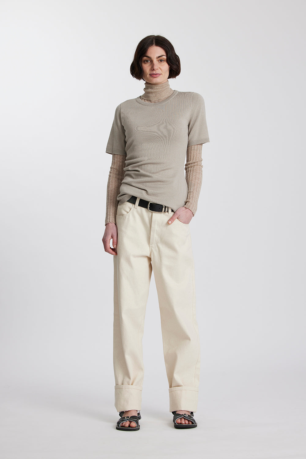 Merino Torqued Top