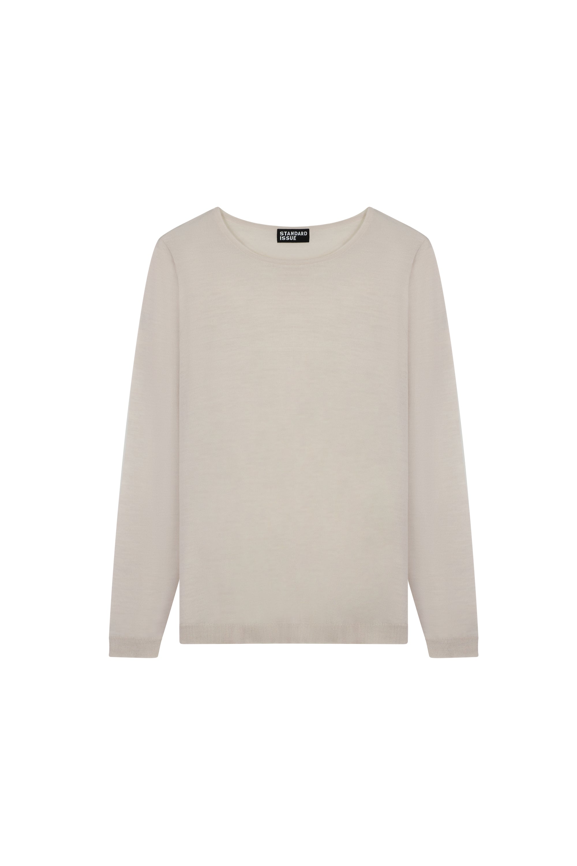 Standard Issue Merino Swing Sweater in Alabaster White